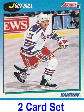 Jody Hull Hockey Card Collection